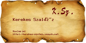 Kerekes Szaléz névjegykártya